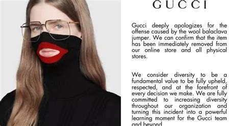 gucci sweater resemblance to blackface soap